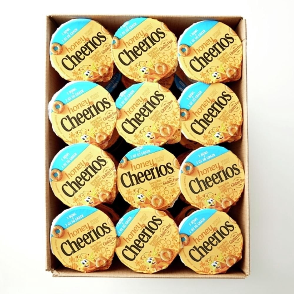 Cheerios Honey Cereal K12, 2 Ounce, 60 Per Case