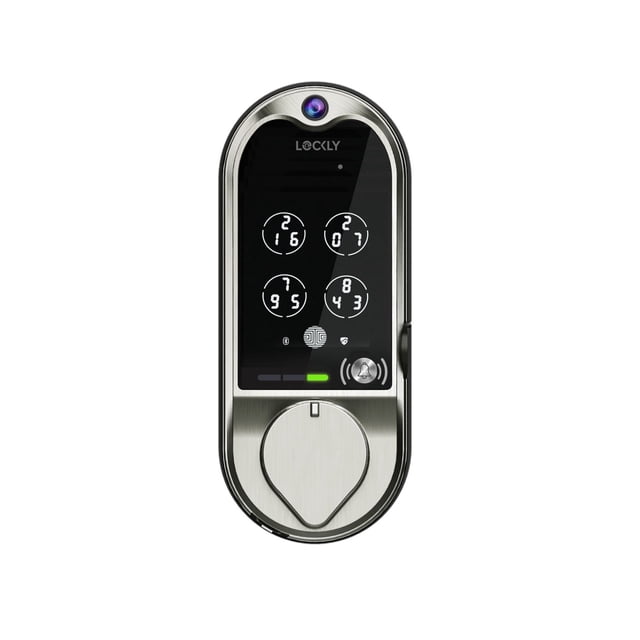 Cerradura Inteligente Lockly con Cámara Timbre Wi-Fi Gris