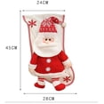 thumbnail image 2 of Calcetines navideños de peluche para colgar en el árbol de Navidad, calcetines colgantes para Papá Noel, decoraciones para fiestas navideñas, 2 of 4