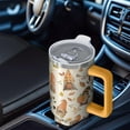 thumbnail image 4 of 40oz Fall Tumbler with Spill Proof Lid Wedding Favors for Fall Brides 40 oz Fall Theme Tumbler Handle Straw Double Wall Insulated Travel Accessories Must Have, 4 of 4