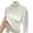 White, variant on SELONE Thermal Underwear for Women Knitted Fleece Undershirt Turtleneck Long Sleeve Pullover Soild Tight Tops Black