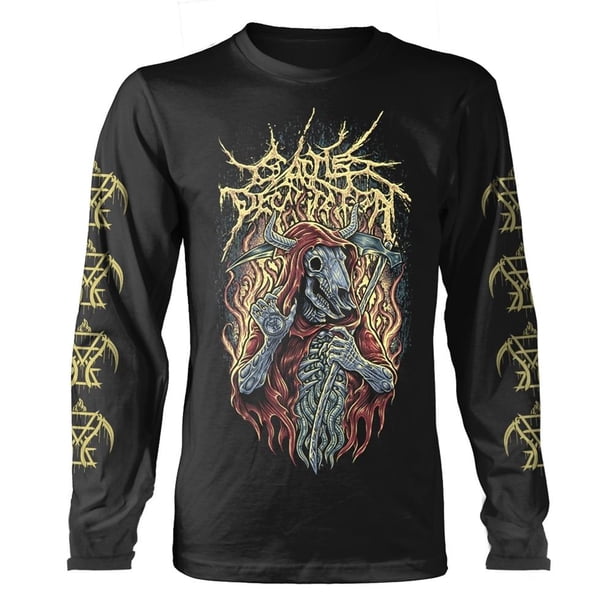 Cattle Decapitation - Camiseta Reaper Ramirez de Manga Larga para Adultos Unisex (Negro)
