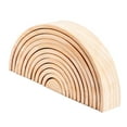 thumbnail image 4 of Yinanstore 12Pcs Wooden Rainbow Blocks,Puzzle Toy Geometry Bricks,Learning Building Blocks Educational Toys,Kids Puzzle Toy B, 4 of 8