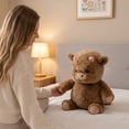 thumbnail image 4 of Luckky Fluffy Highland Cow Plush Plaything,Soft Furry Stuffed Running Cow Animal Doll,for Stress Relief and Emotional Comfort,Fluffy Companion Plaything for Adults Alike, 4 of 7