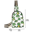 thumbnail image 2 of ALAZA Cartoon Alligators Sling Bag for Women Men Waterproof Crossbody Chest Bags, 2 of 7
