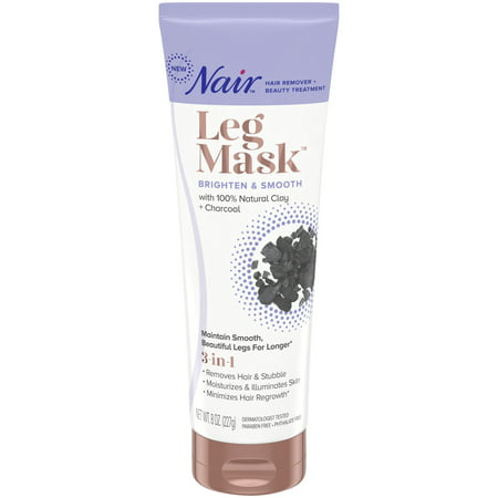 Nair Hair Remover & Beauty Treatment Charcoal Clay Leg Mask 8.0oz