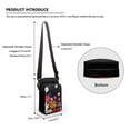 thumbnail image 6 of HELLHERO Flowes Underarm Shoulder Bag Unique Gift, 2 Zippers for Outdoor Daily Use, Daily Commute or Casual Outings, 6 of 7