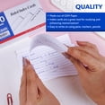 thumbnail image 5 of BAZIC Ruled Index Cards 3"X5" 100 Count, White Ruled Lined Flashcards, 5 of 8