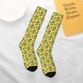 thumbnail image 6 of Bingfone Compression Socks for Women and Men Long Socks for Running Athletic Cycling Nurse-Roosters And Sunflowers, 6 of 8