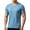 Blue-A, variant on Workout Short Sleeve T Shirt for Men Crew Neck Tee Quick Dry