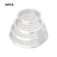 thumbnail image 4 of Cateissary Bandeja de plástico transparente para plantas, transpirable y de drenaje, para macetas de orquídeas, transparente, 24 pack/lote Jardín y Patio, 4 of 6