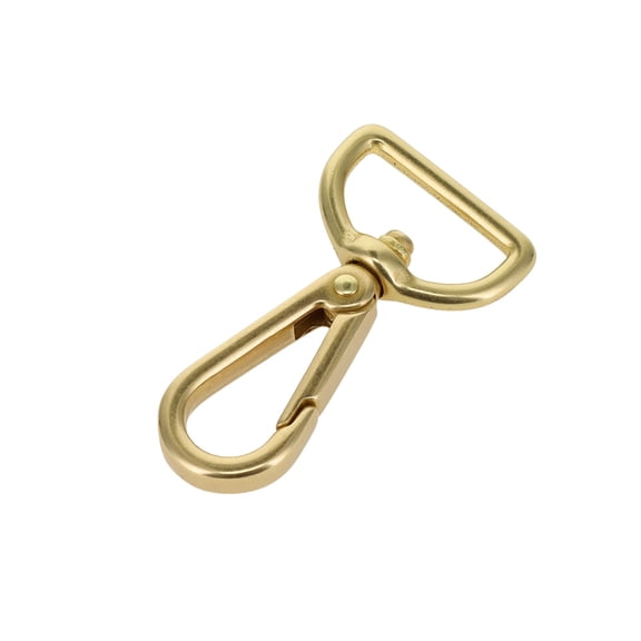 4000N Natural Brass, Swivel Lever Snap, Solid Brass-LL