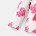 thumbnail image 7 of Barbie Toddler Girls Tops Pink Heart Graphic Long Sleeve Tee Birthday Gift Sizes 2-6, 7 of 7
