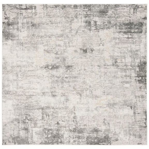 SAFAVIEH Vogue Georgiana Abstract Area Rug, Beige/Charcoal, 5' x 5' Square