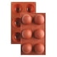 thumbnail image 4 of Moldes Para Postres, Mini Molde Para Pasteles, Media Bola, 6 Agujeros Para El Hogar, 4 of 8