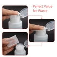 thumbnail image 7 of FITDON 4PCS Push Down Empty Lockable Pump Dispenser Bottle for Acetone Alcohol Nail Polish Remover & Makeup Remover, 7 of 7