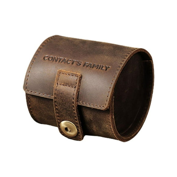Leather Watch Roll Pouch Holder Bag Watch Display Travel Case Gift Box C1D9