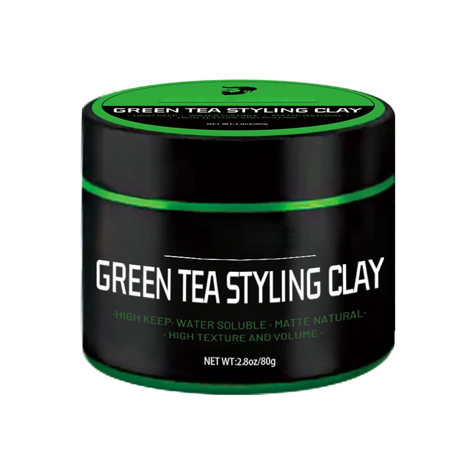 HIBRO Deep Conditioning Heat Cap for Curly Hair Green Tea Styling Hair Paste For Men Natural