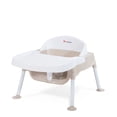 thumbnail image 1 of Foundations Secure Sitter Low Feeding Chair with Tray, 5" Seat Height, White/Tan, 1 of 6