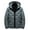 Green, variant on Lovskoo 2024 Mens Winter Coats Quilted Jacket Short Clothes Cotton Padded Jacket Thickened Warm Long Sleeve Hooded Zipper Pocket Coat Green