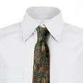 thumbnail image 2 of Floral Necktie, Botanical Vintage Garden, Dress Tie, 3.7", Multicolor, by Ambesonne, 2 of 3