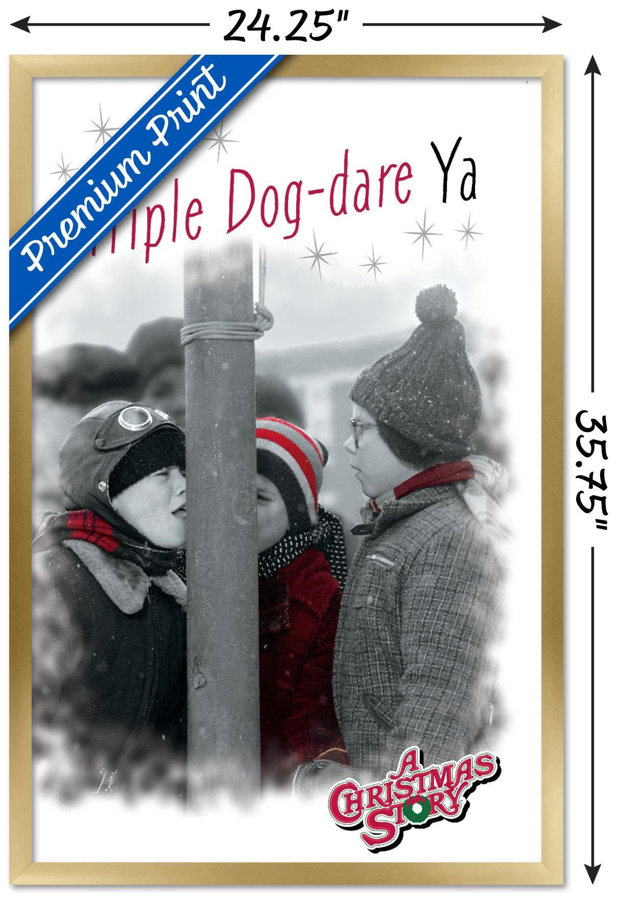 A Christmas Story - Pole Wall Poster, 22.375" x 34", Framed
