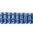 thumbnail image 2 of 6" (15cm) Basic Solid Collection Traditional Satiny Bullion Fringe Trim (Style# BFS6), French Blue #M45 (Medium Dusty Blue) 27 Yards (82 ft/25m), 2 of 2