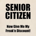 thumbnail image 2 of CafePress - Senior Citizen Tote Bag - Unisex Canvas Tote Bag, Beige, 1-Piece, 2 of 6