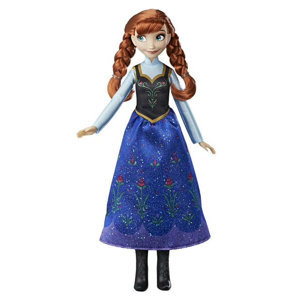 Politiek Disco Afscheid Disney Frozen Anna Classic Fashion Doll for Ages 3 and up - Walmart.com