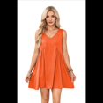 thumbnail image 1 of Vestido Mini Sin Mangas Naranja-Rojo L, 1 of 7