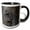Black/White, variant on 3drose, Africa, Zambia. Close-up of Elephants Eye., 11oz Two-tone Black Mug