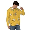 thumbnail image 4 of Simpsons Men's Hoodie With Color Drawstrings Sweatshirt Hooded Pullover Print Winter Coat Jacket 3x-Large, 4 of 9