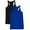 2PK-Black/Royal, variant on Zenana Women's & Plus Ribbed Cami Racerback Workout Cotton Tank Tops