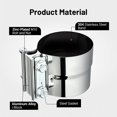 thumbnail image 3 of EVIL ENERGY 3.0 Inch Exhaust Clamp, Lap Joint Band Clamp Stainless Steel 4Pcs, 3 of 7