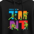 thumbnail image 3 of Teenage Mutant Ninja Turtles - Press Start Grid  - Juniors Cropped Pullover Hoodie, 3 of 5