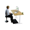 thumbnail image 2 of Rise UP Dual Motor Electric Standing Desk 60x30" Bamboo Desktop Premium Ergonomic Adjustable Height sit Stand up Home Office Computer Desk Table Motorized Powered Modern Furniture Small Standup, 2 of 9