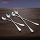 thumbnail image 5 of Matsuzay Cucharas de mango largo de acero inoxidable para café, café con leche, cuchara para mezclar postre, cuchara para helado, accesorios Type3 NO3, 5 of 6