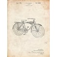 thumbnail image 2 of Borders, Cole 15x18 Black Ornate Wood Framed with Double Matting Museum Art Print Titled - PP446-Vintage Parchment Schwinn 1939 BC117 Bicycle Patent Poster, 2 of 4