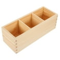 thumbnail image 5 of VERDANVERSE 1Set Office Desktop Organizer in Pine Wood with a Rectangular Design and Khaki for Modern Offices, 5 of 8