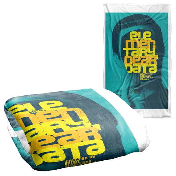 Star Trek The Next Generation Season 2 Episode 3 Silky Touch Super Soft Throw Blanket 36" x 58"