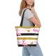 thumbnail image 2 of Fotbe Gold Glittering Hearts and Flamingos Bolsa de Playa con Estampado, Bolsa de Hombro, Bolsa de Mano Espaciosa, Bolsa de Viaje Ligera, Bolsa de Compras Versátil, 2 of 6