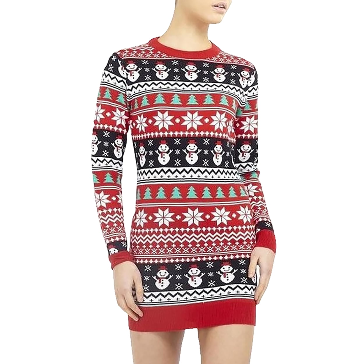 brave soul christmas jumper dress