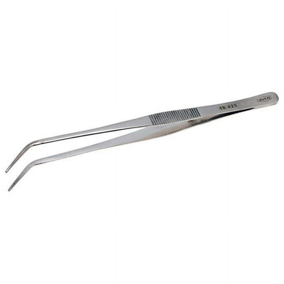 Aven 18425 Curved Utility Tweezers - 7 Inch
