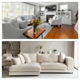 thumbnail image 6 of Uxcell Furniture Feet 1"x 2" Round Plastic Furniture Legs for Sofa Chair 4Pack, 6 of 6
