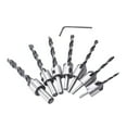 thumbnail image 4 of SOPOTUTU 7-Piece Countersink Drill Bit Set for Precision Drilling in Metal, Wood, Plastic - Engineer Tools, 4 of 8