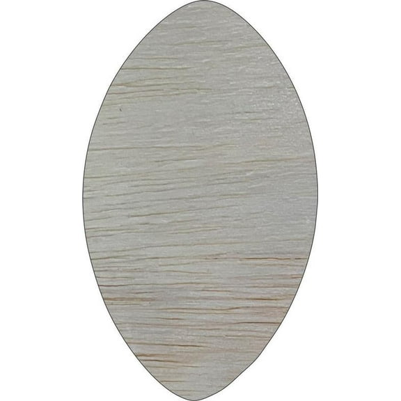 Unpainted Wood Football Shape, 4'' Paintable Craft