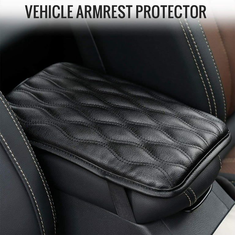 OBOSOE Universal Center Console Cover for Most Vehicle, Suv, Truck, Car, Waterproof Armrest Cover Center Console Pad, Car Armrest Seat Box Cover