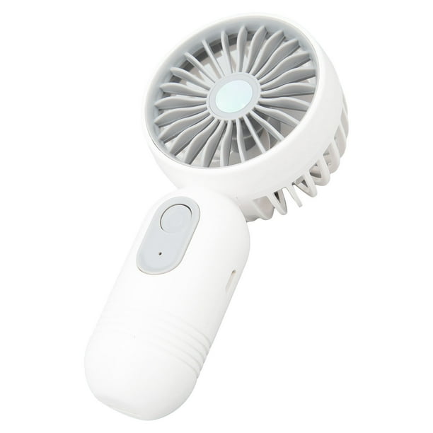 Mini ventilador de mano pequeño ventilador portátil personal velocidad ajustable USB recargable ventilador para viajes en interiores y exteriores blanco YUNYI BRAND Deportes