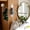 White, variant on Vintage Style Rotating Wall Hooks with Solid Wood Accents, Multi-Functional Iron Coat Rack for Entryway and Bedroom Organization, Decorative Wall Hanger for Hats Bags and Daily Accessories