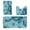 Blue, variant on TNDBKQWR 3PC Washable Toilet Rug Bath Rugs Sets Rugs Bathroom Set Toilet Floor Mat Bathroom Non Slip Rugs Clearance Bathroom Rugs (Blue)
